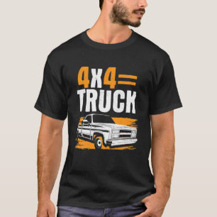 Camiseta Recogida 4X4 de camiones offroad SUV   Rockabilly 