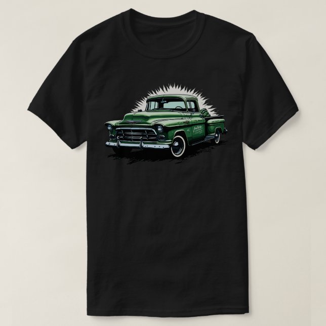 Camiseta Recogida de Chevrolet 3100 en 1955 (Diseño del anverso)