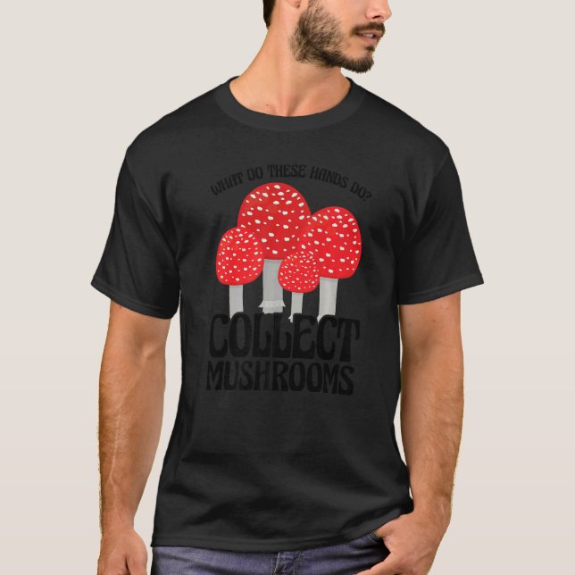 Camiseta Recogida de hongos (Anverso)