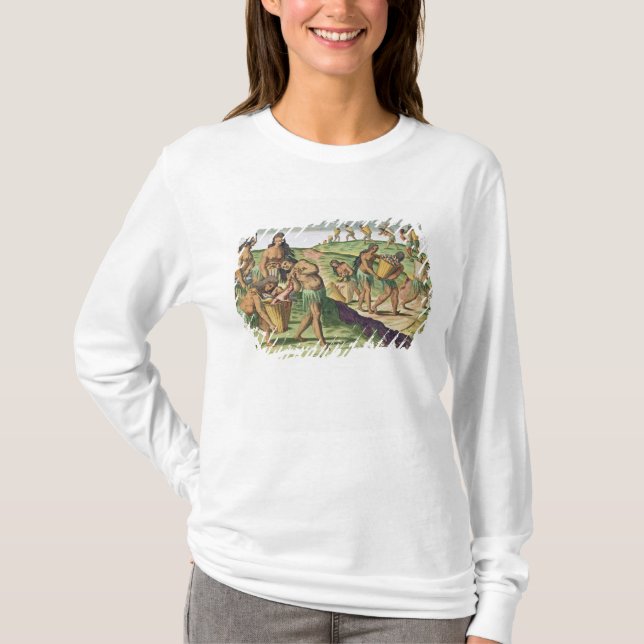 Camiseta Recogida de la comida para el almacén comunal (Anverso)