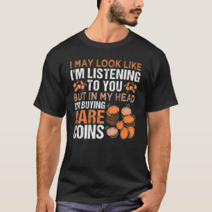 Camiseta Recogida de monedas de colección numismática