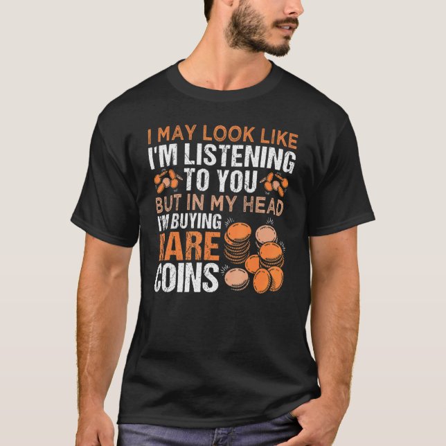 Camiseta Recogida de monedas de colección numismática (Anverso)