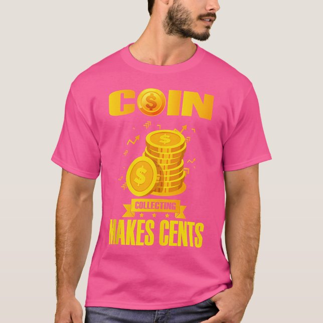 Camiseta Recogida de monedas de colección numismática (Anverso)