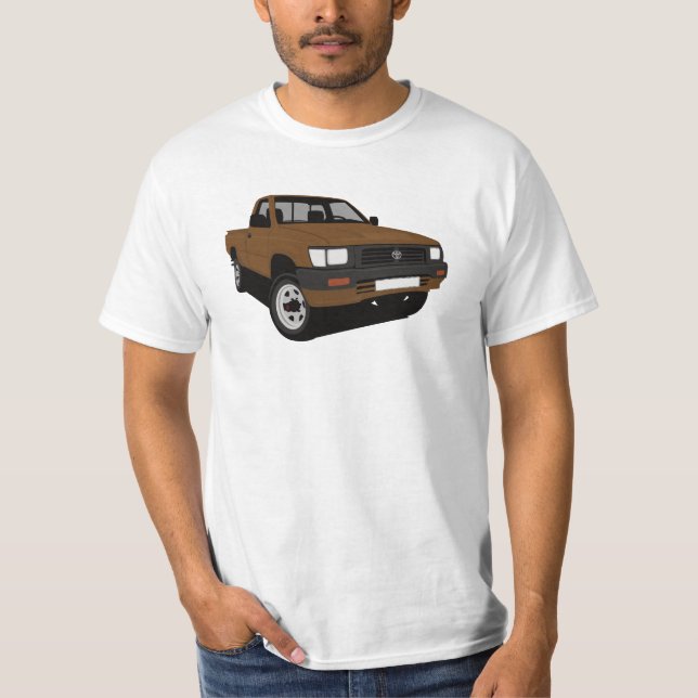 Camiseta Recogida de Toyota Hilux - marrón - (Anverso)