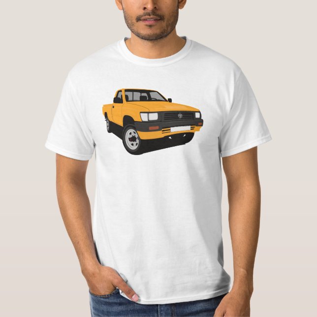 Camiseta Recogida de Toyota Hilux - naranja - (Anverso)