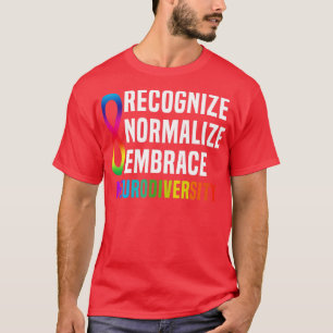 Camiseta Recognize Normalize Embrace Neurodiversity