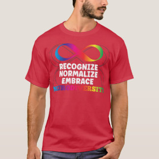 Camiseta Recognize Normalize Embrace Neurodiversity ADHD Aw