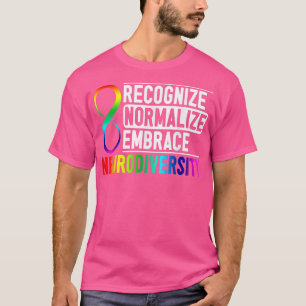 Camiseta Recognize Normalize Embrace Neurodiversity ADHD Aw