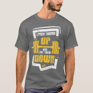 Camiseta Recojo las cosas y las puse en la divertida constr