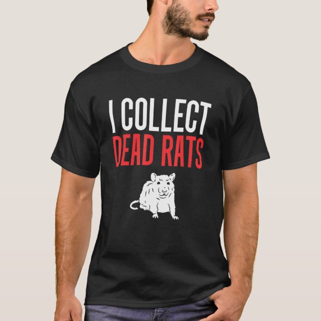 Camiseta Recolección de Ratas Muertas Exterminador de Contr (Anverso)