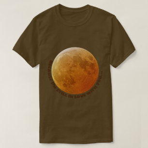 Camiseta Recolectar imagen y texto de la luna
