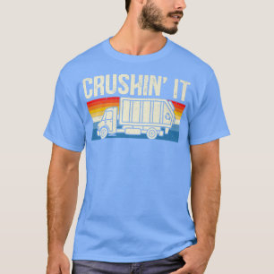 Camiseta Recolector de basura del camión de basura Crushin