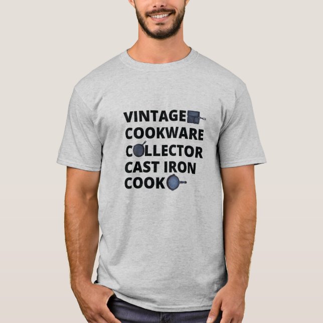 Camiseta Recolector de Cocina de Hierro Fundido (Anverso)