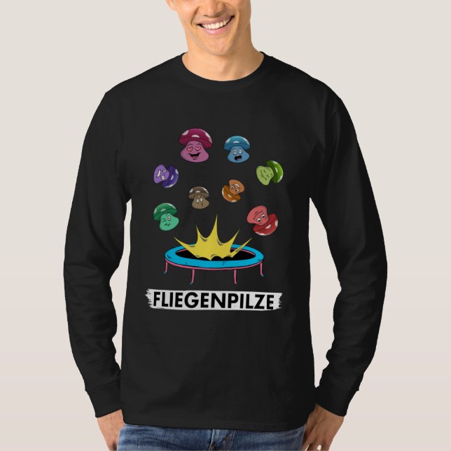 Camiseta Recolector de hongos esponja de setas venenosas (Anverso)