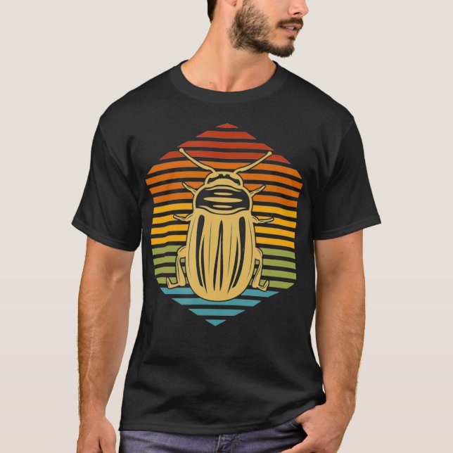 Camiseta Recolector de insectos Retro Bug Lover Bug (Anverso)