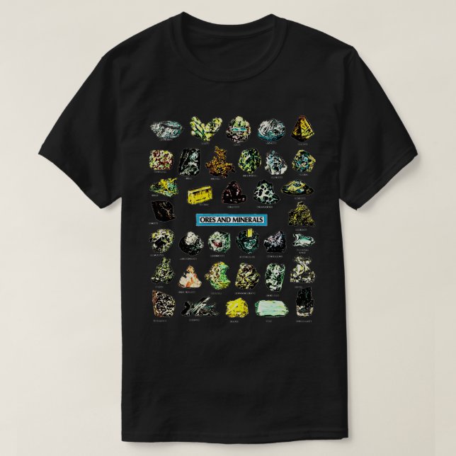 Camiseta Recolector de rock de minerales y gemas y cristale (Diseño del anverso)