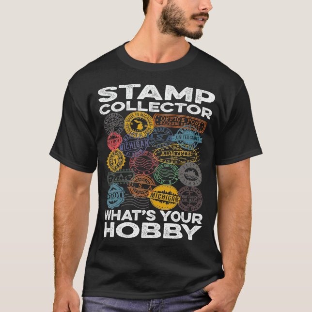 Camiseta Recolector de sellos de viaje de Passport ¿Cuál es (Anverso)