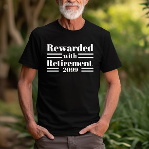 Camiseta Recompensa con regalo simple moderno de Año de Jub