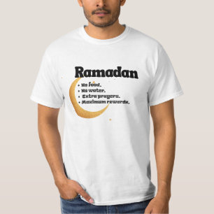 Camiseta Recompensas grandes de Ramadán sin comida