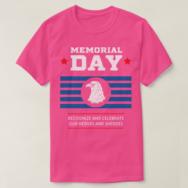 Camiseta Reconocer y celebrar nuestro Día de la Conmemoraci (Diseño del anverso)