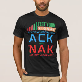 Camiseta Reconocimiento ACK y NAK en redes de datos