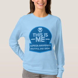 Camiseta reconocimiento de alopecia Ayuda Regalos