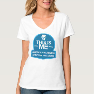 Camiseta reconocimiento de alopecia Ayuda Regalos