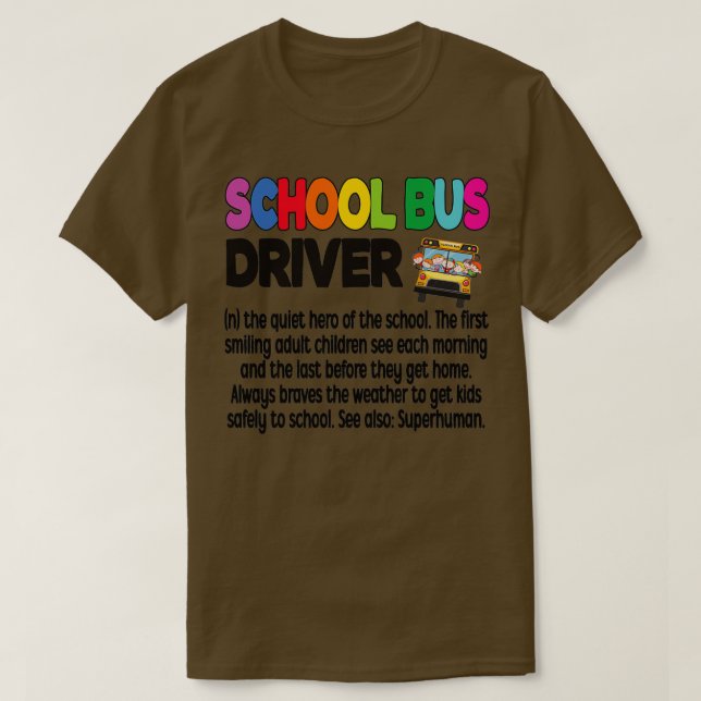Camiseta Reconocimiento de los conductores de los autobuses (Diseño del anverso)