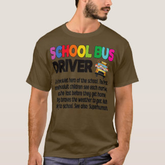 Camiseta Reconocimiento de los conductores de los autobuses