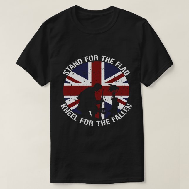Camiseta Reconocimiento de veteranos del ejército británico (Diseño del anverso)