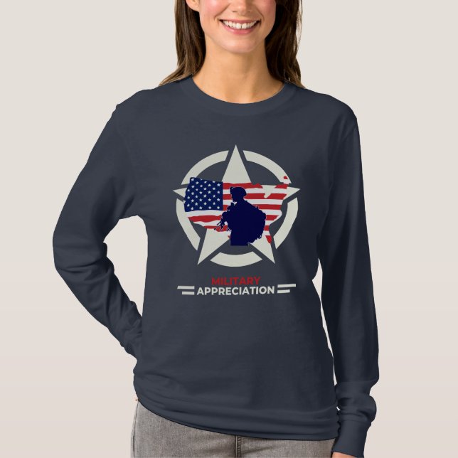 Camiseta Reconocimiento militar de los Estados Unidos (Anverso)