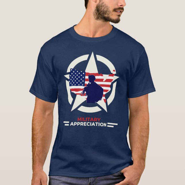 Camiseta Reconocimiento militar de los Estados Unidos (Anverso)