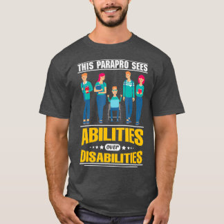 Camiseta Reconocimiento Paraprofesional Especial Estudiante