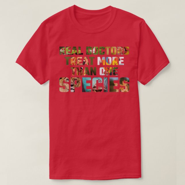 Camiseta Reconocimiento veterinario Médica de Rescate Anima (Diseño del anverso)