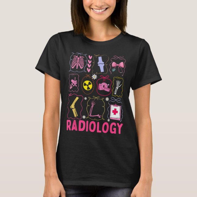 Camiseta Reconocimiento Xray Rad Tech Radiology Healthcare (Anverso)
