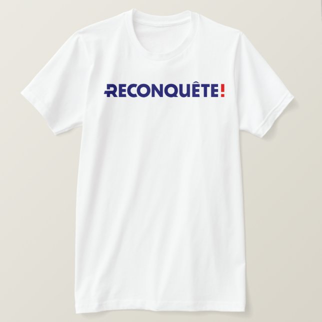 Camiseta Reconquête (Anverso del diseño)