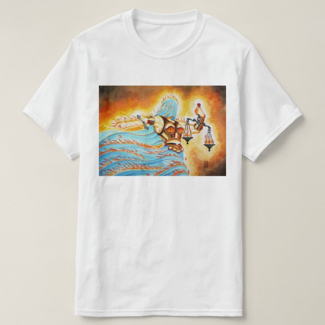 Camiseta Reconstrucción ardiente de la justicia de MtG (Diseño del anverso)