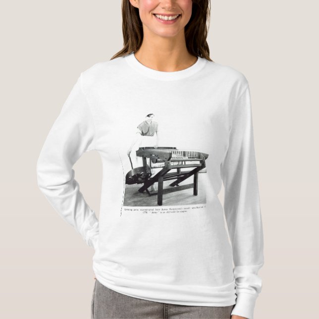 Camiseta Reconstrucción de Jenny giro de Hargreaves de ' (Anverso)