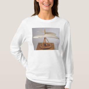 Camiseta Reconstrucción modelo del diseño de da Vinci