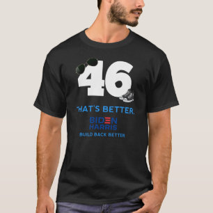 Camiseta Reconstruir mejor Biden Harris 46