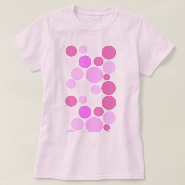 Camiseta RECOPILACIÓN DE PUNTOS DE bonito EN POLKA (Diseño del anverso)