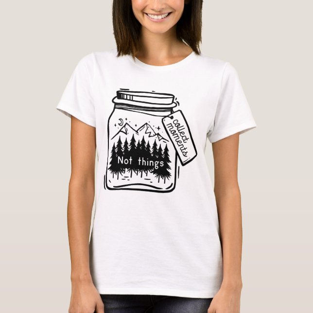 Camiseta Recopilar momentos de la cita de Guay Camping (Anverso)