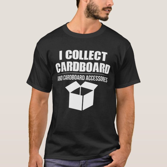 Camiseta Recopilo Accesorios De Cartón Y Cartón (Anverso)