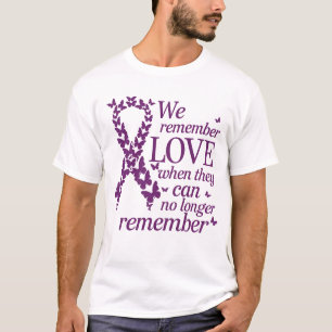 Camiseta Recordamos la Cinta de Conciencia del Alzheimer
