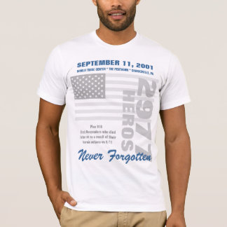 Camiseta Recordando 9/11 - El doble echó a un lado