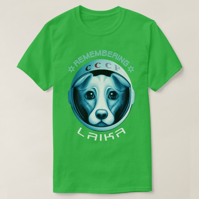 Camiseta Recordando a Laika (Diseño del anverso)