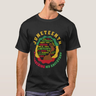 Camiseta Recordando a mi pareja de ancestros celebrar el ne