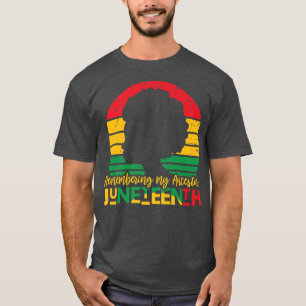 Camiseta Recordando a mis antepasados Junésima Retro Black 