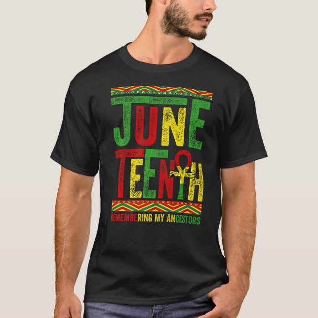 Camiseta Recordando a mis antepasados la decimoctava libert (Anverso)