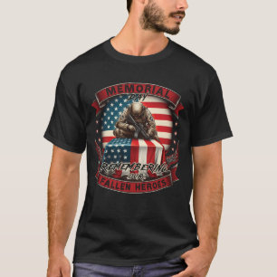 Camiseta Recordando a nuestros héroes caídos Patrióticos Ee